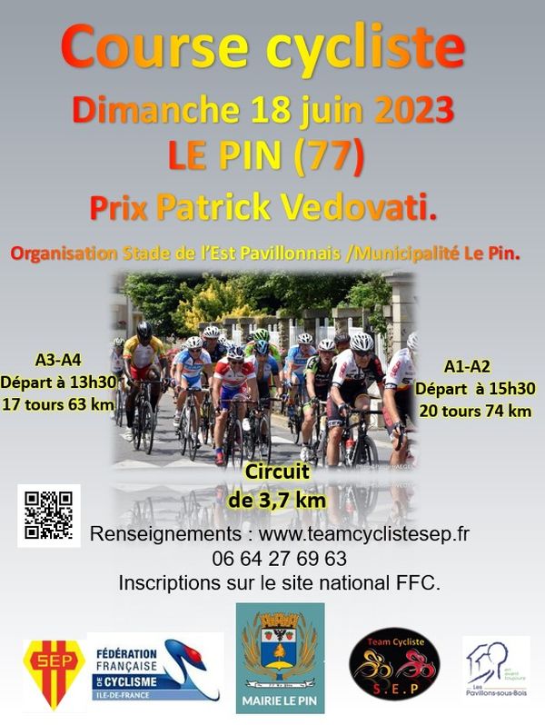 course Route le pin 18 juin