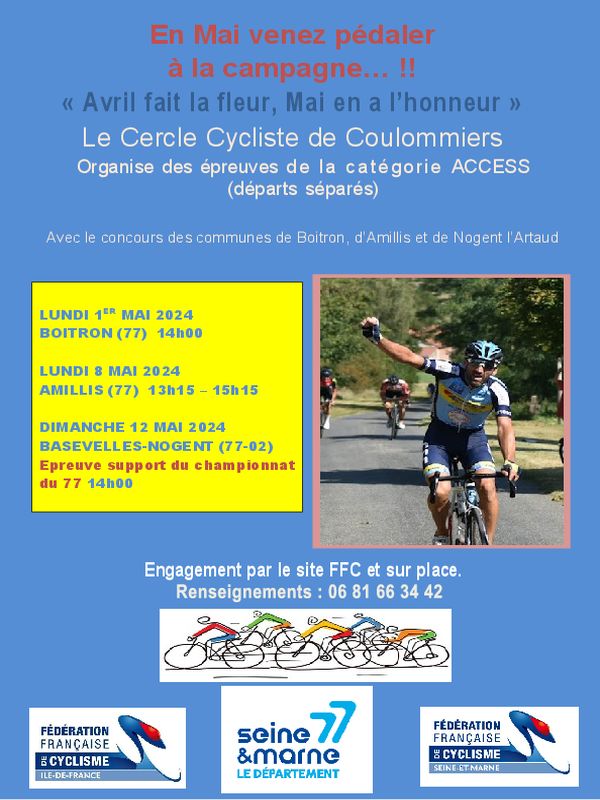 Affiche de l'épreuve