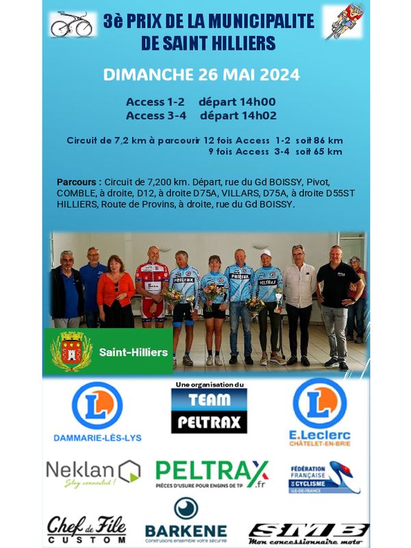 Affiche de l'épreuve