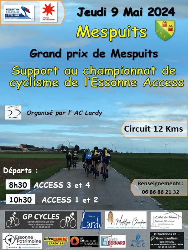 Affiche de l'épreuve