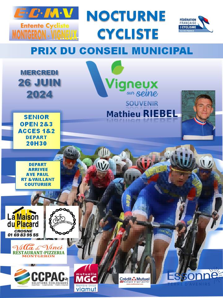 Affiche de l'épreuve