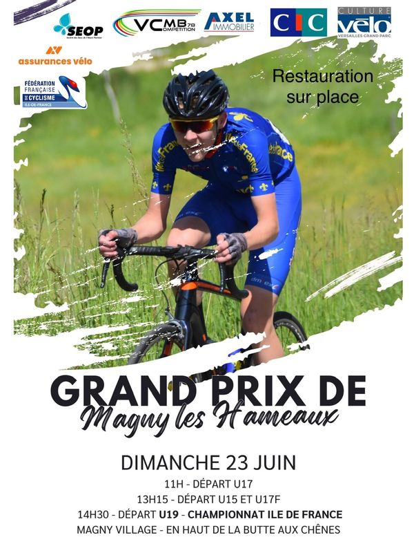 Affiche de l'épreuve