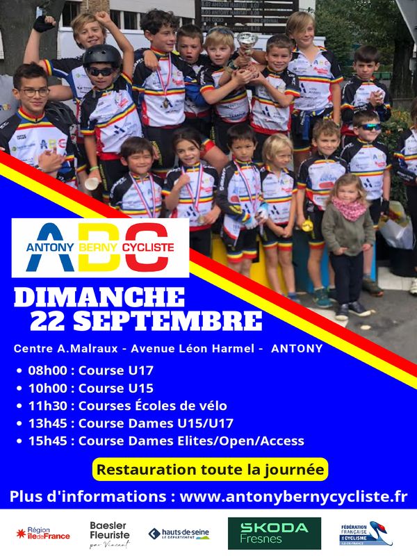 Affiche de l'épreuve