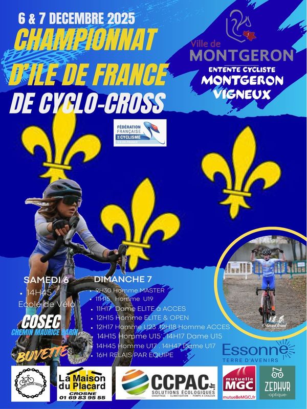 course CYCLO-CROSS Montgeron 2025-12-07