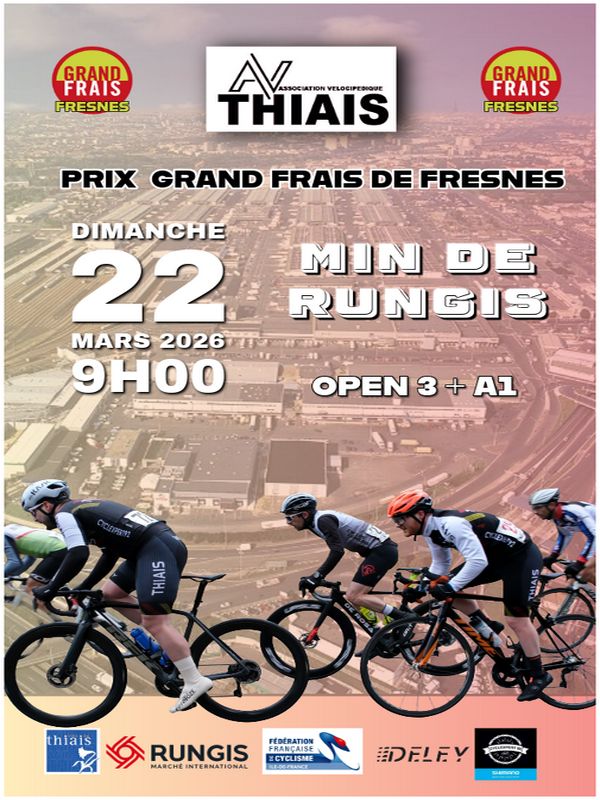 course ROUTE rungis 2026-03-22