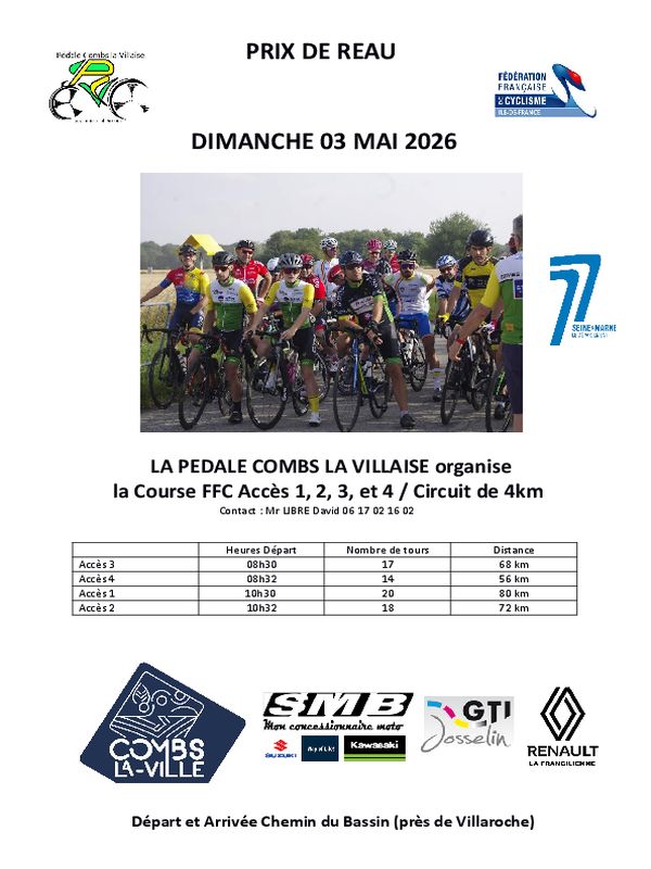 course ROUTE reau 2026-05-03