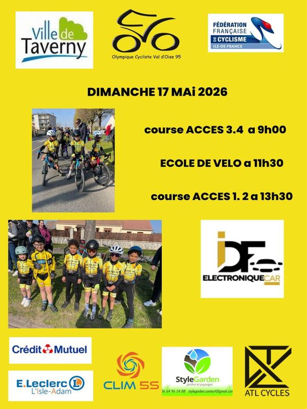 course ECOLE taverny 2026-05-17