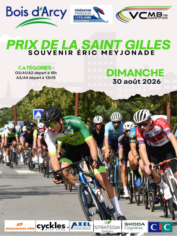 course ROUTE BOIS D'ARCY 2026-08-30