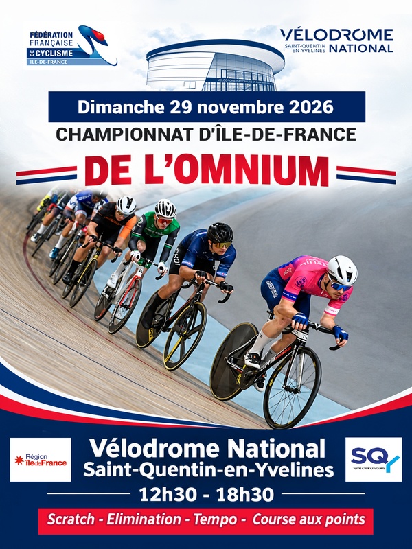 course PISTE VELODROME DE SAINT QUENTIN EN YVELINE
